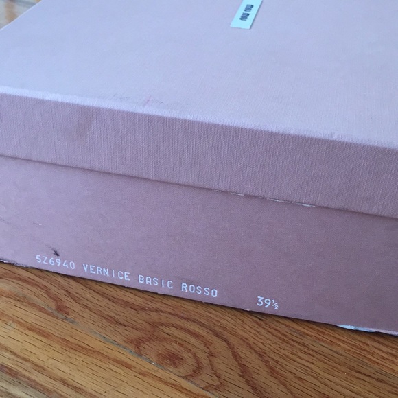 Miu Miu red patent leather wedges new - Picture 8 of 8